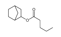 Pentanoic acid, bicyclo[2.2.1]hept-2-yl ester (9CI) Structure