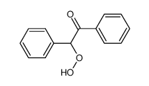 2-hydroperoxy-1,2-diphenylethanone结构式