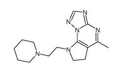 5-methyl-8-(2-(piperidin-1-yl)ethyl)-7,8-dihydro-6H-pyrrolo[3,2-e][1,2,4]triazolo[1,5-a]pyrimidine Structure