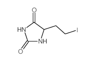 5-(2-iodoethyl)imidazolidine-2,4-dione structure