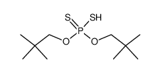 (2,2-dimethylpropyl)phosphorodithioic acid结构式