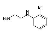N'-(2-bromo-phenyl)-ethane-1,2-diamine结构式