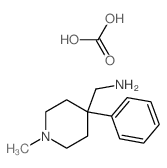 carbonic acid; (1-methyl-4-phenyl-4-piperidyl)methanamine结构式