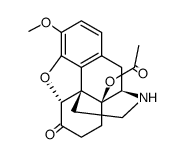 14-O-Acetyl Noroxycodone结构式