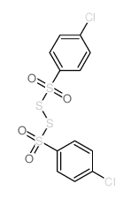 1,4-Bis(4-chlorophenyl)tetrasulfane 1,1,4,4-tetraoxide结构式