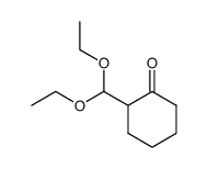 1-formyl-2-cyclohexanone diethylacetal结构式