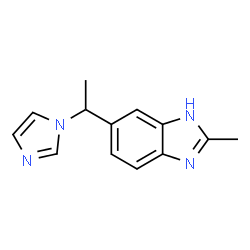 1H-Benzimidazole,5-[1-(1H-imidazol-1-yl)ethyl]-2-methyl-(9CI)结构式