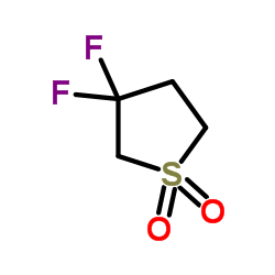 Thiophene, 3,3-difluorotetrahydro-, 1,1-dioxide (9CI)结构式