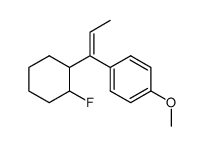 1-(1-(2-fluorocyclohexyl)prop-1-en-1-yl)-4-methoxybenzene Structure