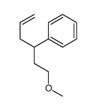 1-methoxyhex-5-en-3-ylbenzene Structure