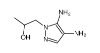 1H-Pyrazole-1-ethanol,4,5-diamino--alpha--methyl- Structure