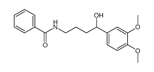 N-[4-(3,4-dimethoxyphenyl)-4-hydroxyphenyl]benzamide结构式