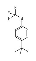 1-tert-butyl-4-(trifluoromethyl)thiobenzene结构式