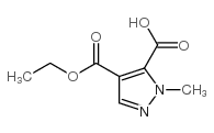 4-(Ethoxycarbonyl)-1-methyl-1H-pyrazole-5-carboxylic acid Structure