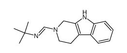 2-[(tert-butylimino)methyl]-1,2,3,4-tetrahydro-β-carboline Structure