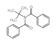Benzamide,N-benzoyl-N-(1,1-dimethylethyl)- Structure