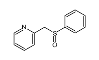 2-(benzenesulfinylmethyl)pyridine Structure