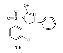 (4S)-1-(4-amino-3-chlorophenyl)sulfonyl-4-phenylimidazolidin-2-one结构式