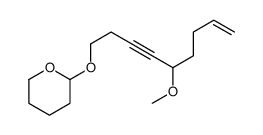 2-(5-methoxynon-8-en-3-ynoxy)oxane结构式