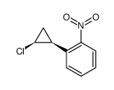 cis-1-chloro-2-(2-nitrophenyl)cyclopropane结构式