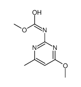 methyl N-(4-methoxy-6-methylpyrimidin-2-yl)carbamate Structure