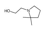 2-(2,2-dimethylpyrrolidin-1-yl)ethanol结构式