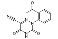 2-(2-Acetylphenyl)-3,5-dioxo-2,3,4,5-tetrahydro-1,2,4-triazine-6-carbonitrile Structure