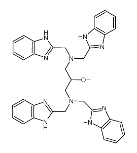 1,3-BIS(BIS((1H-BENZO[D]IMIDAZOL-2-YL)METHYL)AMINO)PROPAN-2-OL structure