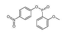 (2-methoxyphenyl)-(4-nitrophenoxy)-oxophosphanium结构式