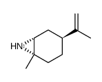 7-Azabicyclo[4.1.0]heptane, 1-methyl-4-(1-methylethenyl)-, (1S,4S,6R)结构式