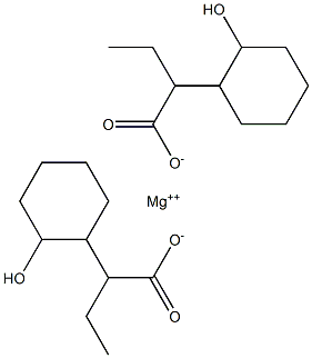 bis(α-ethyl-2-hydroxycyclohexaneacetato-Oα,O2)magnesium结构式