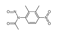 acetic acid-(2,3-dimethyl-4-nitro-N-nitroso-anilide) Structure