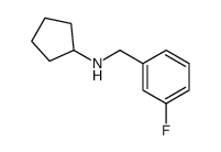 N-Cyclopentyl-3-fluorobenzylamine结构式