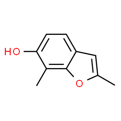 6-Benzofuranol,2,7-dimethyl- Structure