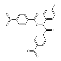 4-nitro-N-((4-nitrobenzoyl)oxy)-N-(p-tolyl)benzamide结构式