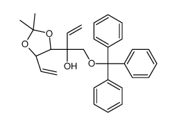 (R)-2-((4S,5S)-2,2-dimethyl-5-vinyl-1,3-dioxolan-4-yl)-1-(trityloxy)but-3-en-2-ol picture