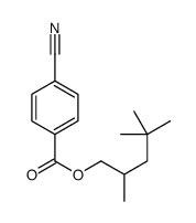 2,4,4-trimethylpentyl 4-cyanobenzoate Structure