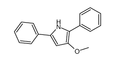 3-methoxy-2,5-diphenyl-1H-pyrrole Structure