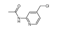 Acetamide,N-[4-(chloromethyl)-2-pyridinyl]- Structure