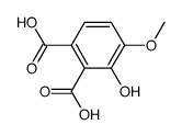 3-hydroxy-4-methoxy-phthalic acid Structure