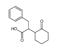 2-(2-oxo-cyclohexyl)-3-phenyl-propionic acid结构式