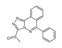 3-methylsulfinyl-6-phenyl-[1,2,4]triazolo[3,4-a]phthalazine Structure