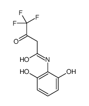 N-(2,6-dihydroxyphenyl)-4,4,4-trifluoro-3-oxobutanamide Structure