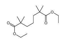 diethyl 2,2,6,6-tetramethylheptanedioate结构式