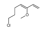7-chloro-3-methoxyhepta-1,3-diene Structure