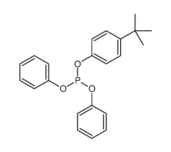 (4-tert-butylphenyl) diphenyl phosphite结构式