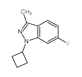 1-CYCLOBUTYL-6-FLUORO-3-METHYL-1H-INDAZOLE picture
