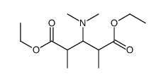 diethyl 3-(dimethylamino)-2,4-dimethylpentanedioate结构式