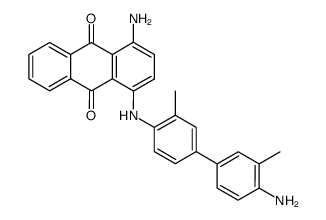 1-amino-4-(4'-amino-2,3'-dimethylbiphenylylamino)anthraquinone结构式
