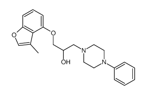 1-[(3-methyl-1-benzofuran-4-yl)oxy]-3-(4-phenylpiperazin-1-yl)propan-2-ol Structure